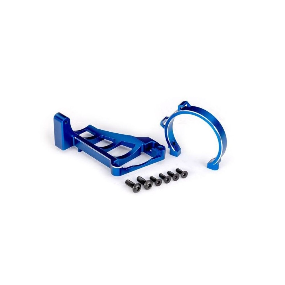 Soporte motor aluminio azul Traxxas TRX10262-BLUE