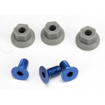Tornillería de montaje de alerón aluminio y accesorios Traxxas TRX5512