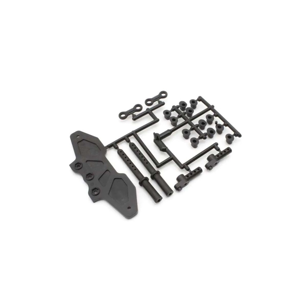 Parachoques y soporte carrocería V-One R4 Evo3 Kyosho K.VZ496