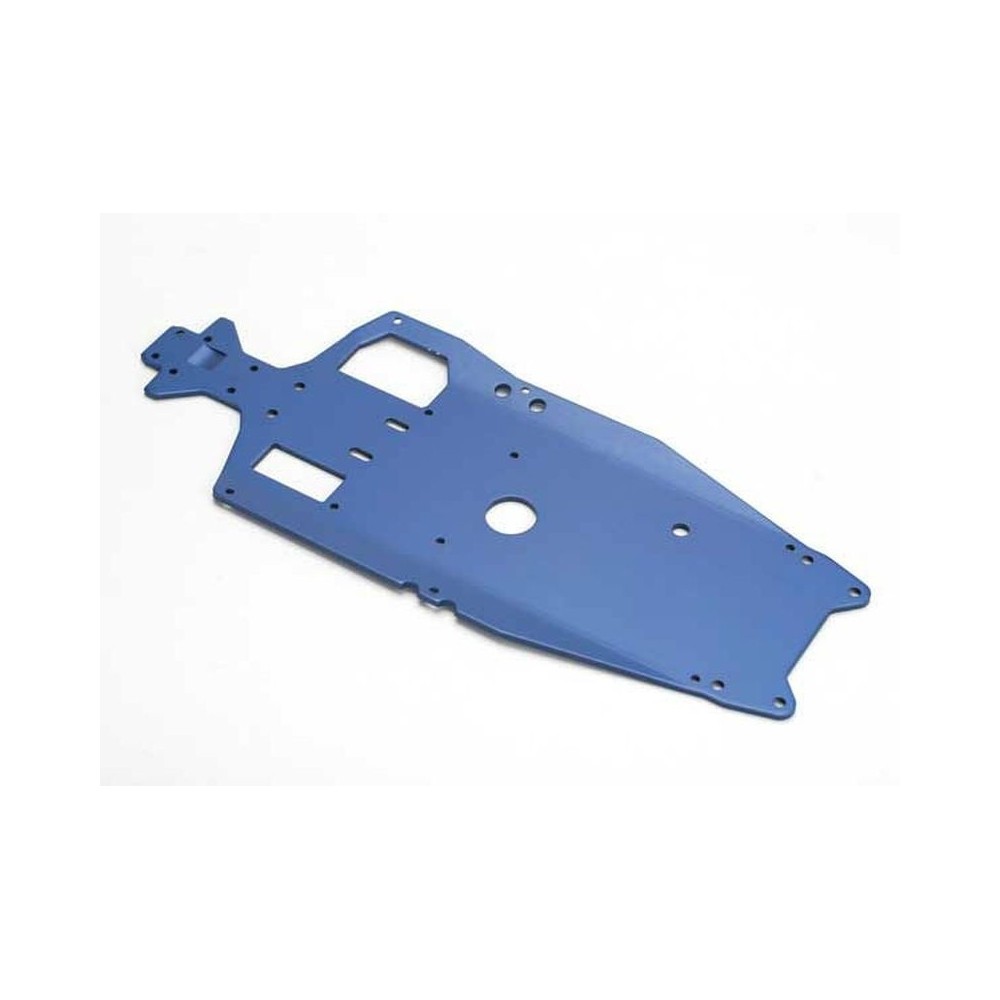 Chasis de aluminio 6061-T6 anodizado azul con espuma adhesiva Traxxas TRX5522