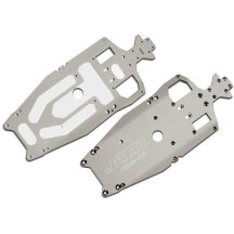 Chasis aluminio 7075-T6 3 mm titanio Traxxas TRX5522X