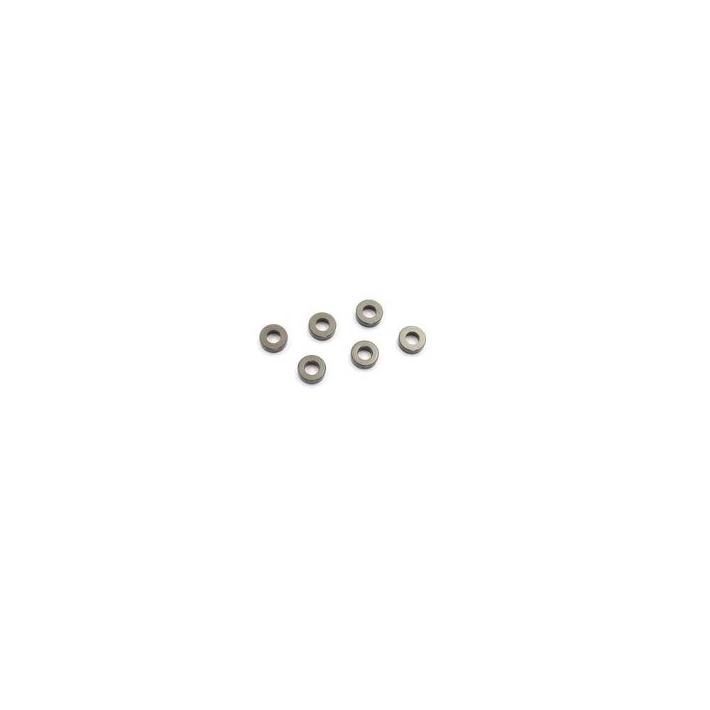 Arandelas anodizadas 2mm gris metálico Kyosho Arandelas anodizadas 2mm gris metálico Kyosho
