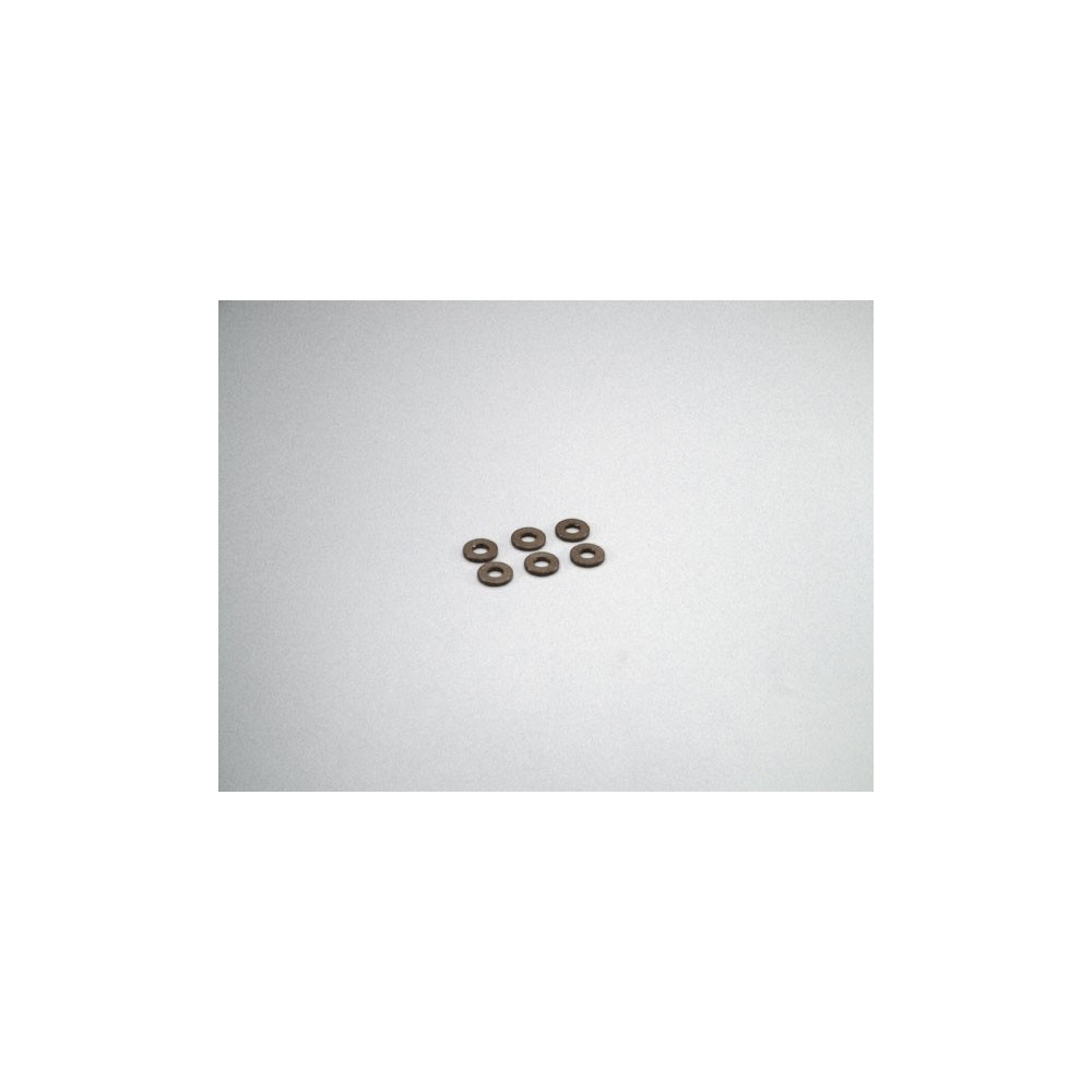 Arandelas anodizadas 3x7x1mm gris metálico Kyosho Arandelas anodizadas 3x7x1mm gris metálico Kyosho