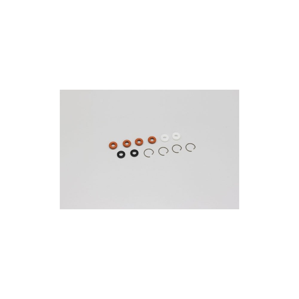 Juntas clips retenes amortiguador Kyosho V-One Juntas clips retenes amortiguador Kyosho V-One