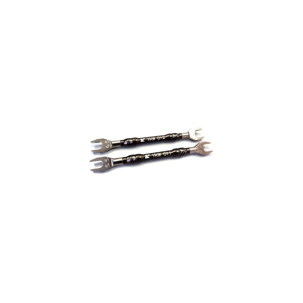 Llave Plana Team Kanai 5.5-7.0mm/ 6.5-8.0mm (2) Kyosho K.YKW102