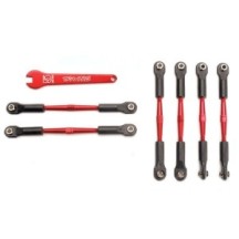 Traxxas Turnbuckles aluminum (red-anodized) camber links 58mm (4) TRX5539X