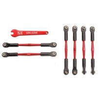 Varillas de caída de aluminio anodizado rojo, delanteras o traseras Traxxas TRX5539X