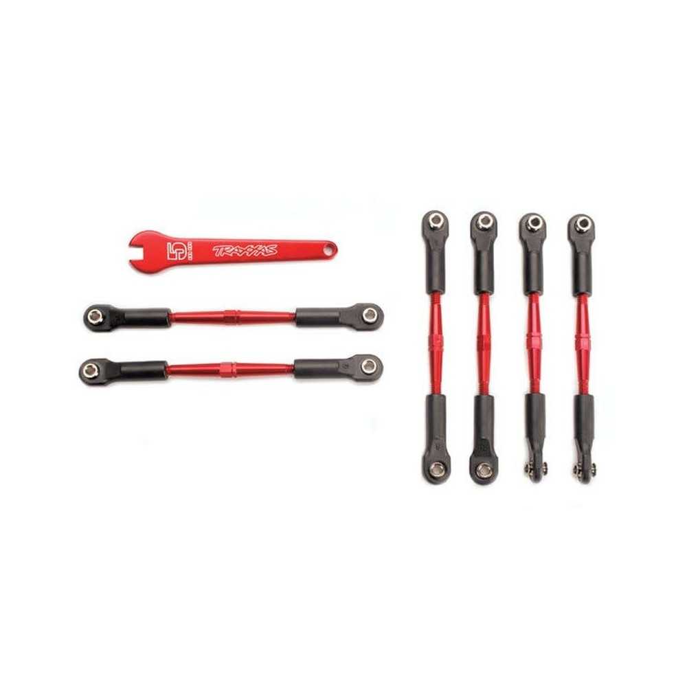 Traxxas Turnbuckles aluminum (red-anodized) camber links 58mm (4) TRX5539X Traxxas Turnbuckles aluminum (red-anodized) camber links 58mm (4) TRX5539X