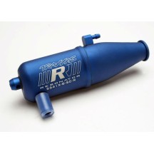 Resonador escape aluminio azul R.O.A.R Traxxas