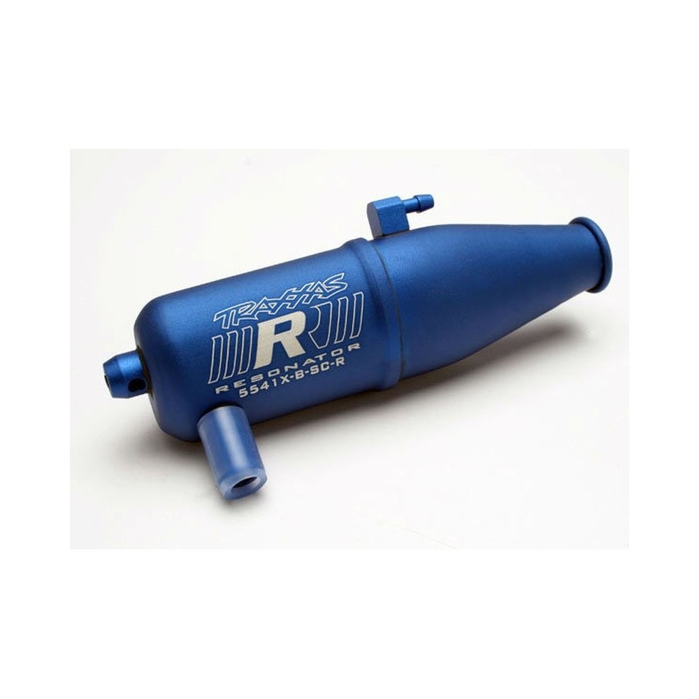 Resonador escape aluminio azul R.O.A.R Traxxas