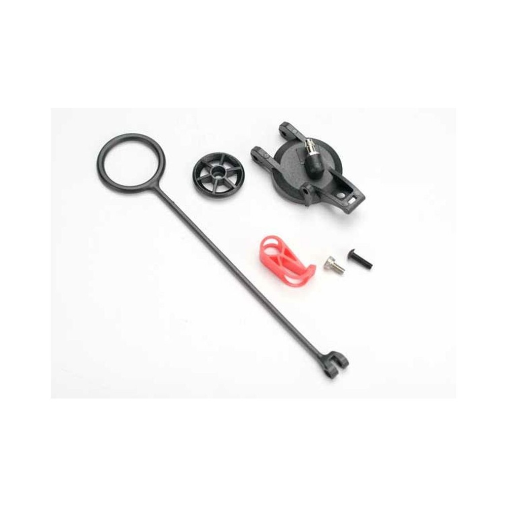 Kit de anilla de tirador, tapón de depósito y abrazadera de parada del motor Traxxas TRX5547 Kit de anilla de tirador, tapón de depósito y abrazadera de parada del motor Traxxas TRX5547