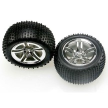 Ruedas montadas pegadas 2.8 Jato cromadas