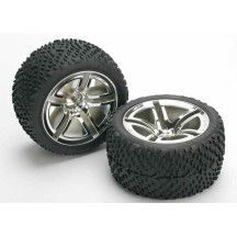 Ruedas montadas y pegadas llantas Jato dos radios neumáticos Victory Traxxas TRX5573