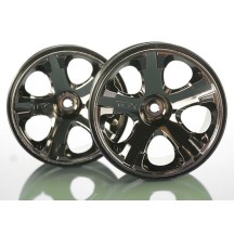 Llantas All-Star 2.8 cromo negro trasero nitro frontal eléctrico Traxxas TRX5576A