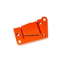 Tapa de soporte de motor aluminio anodizado naranja Traxxas TRX10263-ORNG