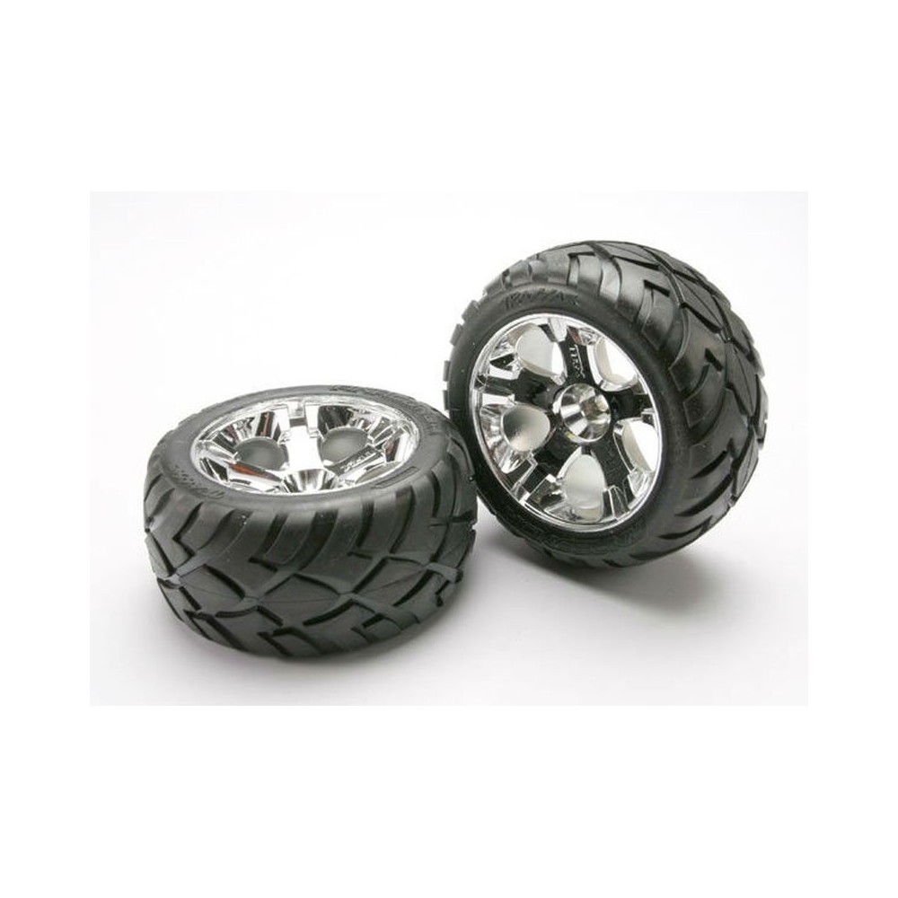 Ruedas montadas all-star cromadas 2.8 Traxxas TRX5577R Ruedas montadas all-star cromadas 2.8 Traxxas TRX5577R