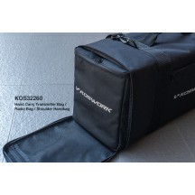 Bolsa de transporte Koswork para coche RC 1/10 con bolsa para emisora y 2 cajas rígidas (65x26x31cm) KOS32286
