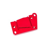 Tapa de soporte de motor aluminio anodizado rojo Traxxas TRX10263-RED
