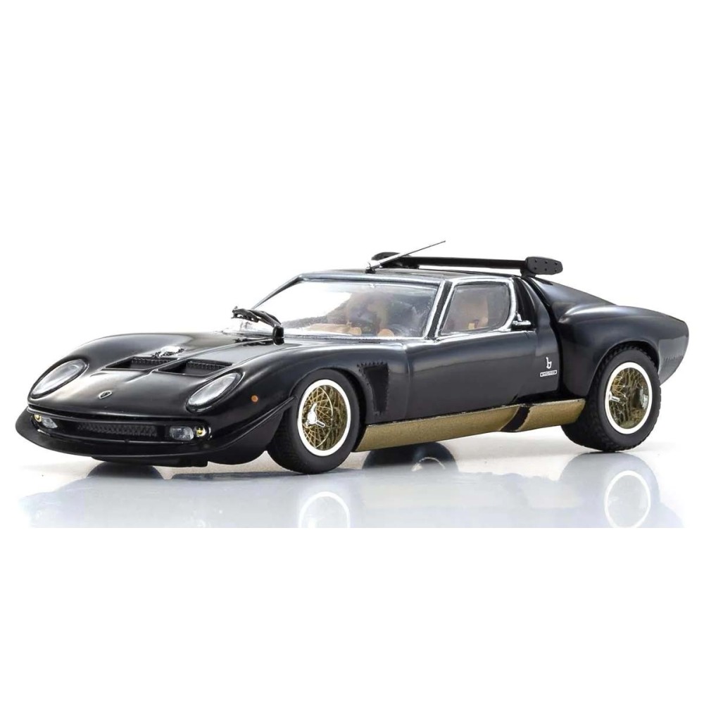 Kyosho 1:43 Lamborghini Miura SVR 1970 Black-Gold KS03203BKG Kyosho 1:43 Lamborghini Miura SVR 1970 Black-Gold KS03203BKG
