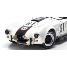 Kyosho 1:18 Shelby Cobra 427 S/C Essex Wire Bridgehampton 1965 Nr.91 KS08047EW
