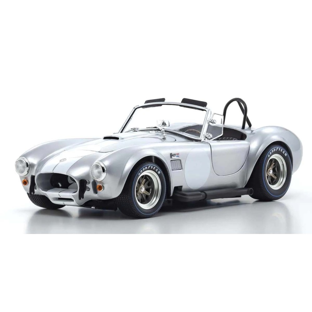 Kyosho 1:18 Shelby Cobra 427 S/C Spider 1962 Silver KS08047S Kyosho 1:18 Shelby Cobra 427 S/C Spider 1962 Silver KS08047S