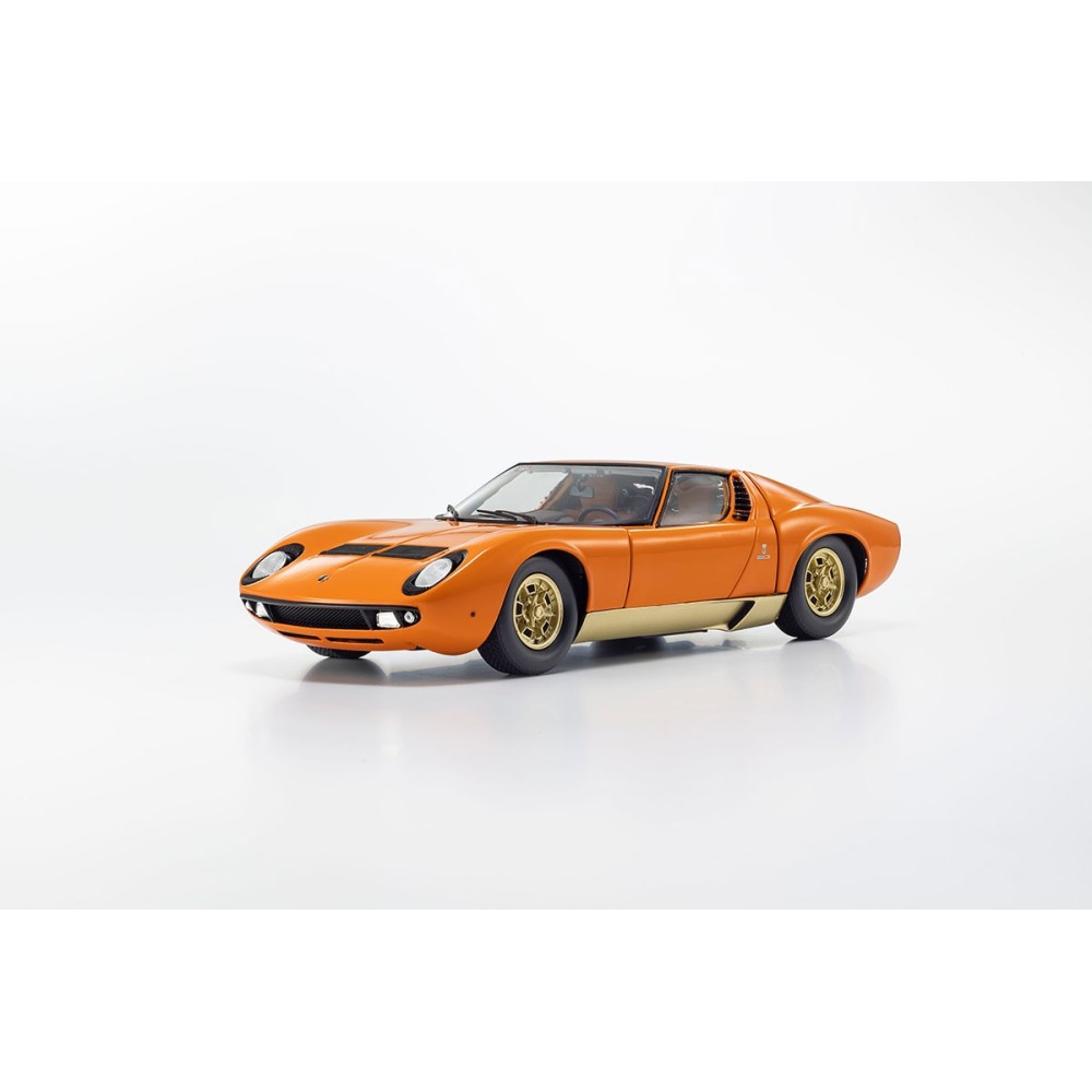 Kyosho 1:18 Lamborghini Miura P400 1968 Orange-Gold KS08314PB Kyosho 1:18 Lamborghini Miura P400 1968 Orange-Gold KS08314PB