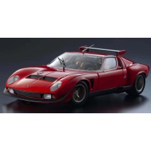 Kyosho 1:18 Die-cast Lamborghini Miura SV 1970 Red-Black KS08319RBK
