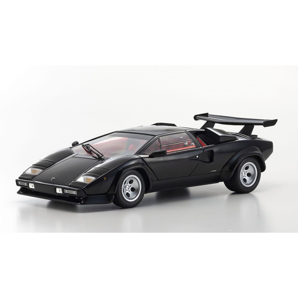 Kyosho 1:18 Lamborghini Countach LP5000 Quattrovalvove Black KS08320BK Kyosho 1:18 Lamborghini Countach LP5000 Quattrovalvove Black KS08320BK