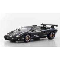 Kyosho 1:18 Lamborghini Countach LP500R Black-White KS08320C