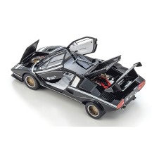 Kyosho 1:18 Lamborghini Countach LP500R Black-White KS08320C