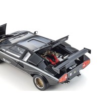 Kyosho 1:18 Lamborghini Countach LP500R Black-White KS08320C