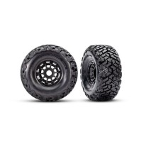Ruedas montadas Traxxas Maxx Slash negras TRX10272