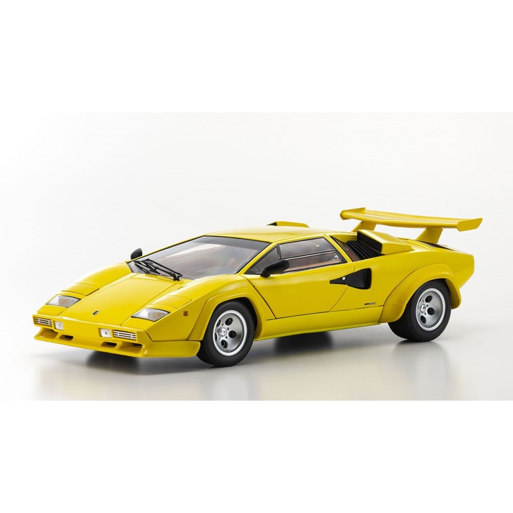 Kyosho 1:18 Lamborghini Countach LP5000 Quattrovalvove Yellow KS08320Y Kyosho 1:18 Lamborghini Countach LP5000 Quattrovalvove Yellow KS08320Y