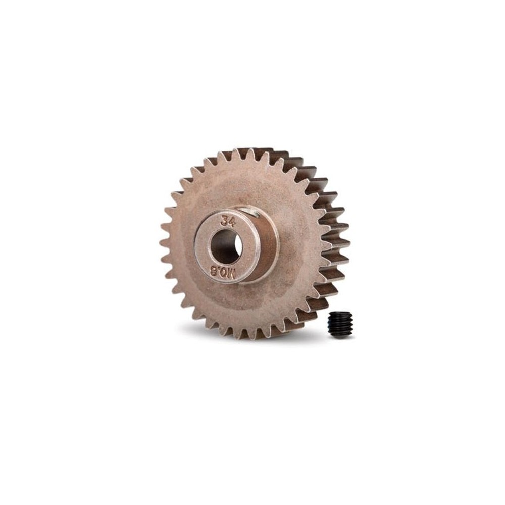 Traxxas Gear 34-t pinion (32-p) (steel) set screw TRX5639 Traxxas Gear 34-t pinion (32-p) (steel) set screw TRX5639
