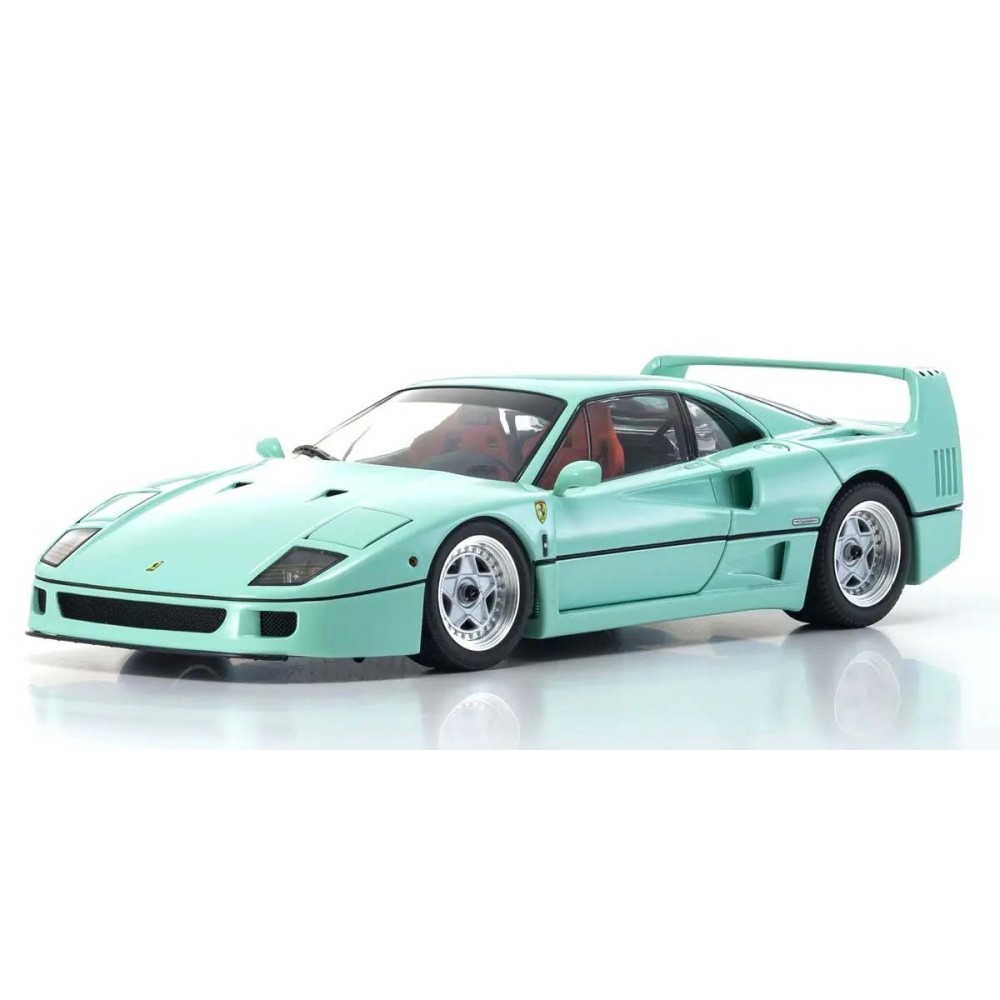 Kyosho 1:18 Ferrari F40 Mint Green 1987 Die-Cast Collection KS08416MG Kyosho 1:18 Ferrari F40 Mint Green 1987 Die-Cast Collection KS08416MG