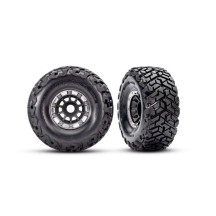 Ruedas Traxxas Maxx Slash negras satinadas TRX10272-BLK