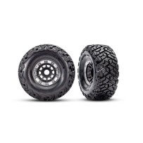 Ruedas Traxxas Maxx Slash negras satinadas TRX10272-BLK