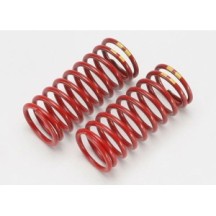Traxxas Spring shock (red) (long) (gtr) (4.9 rate double yellow str ) TRX5648