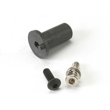Soporte bisagra motor tornillería 4x12 y 4x10 mm Traxxas TRX5661