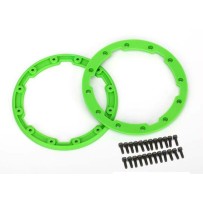 Protector lateral de neumático anillo beadlock verde 2 unidades Traxxas TRX5664