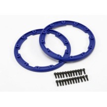 Traxxas Sidewall protector beadlock-style (blue) (2) TRX5666