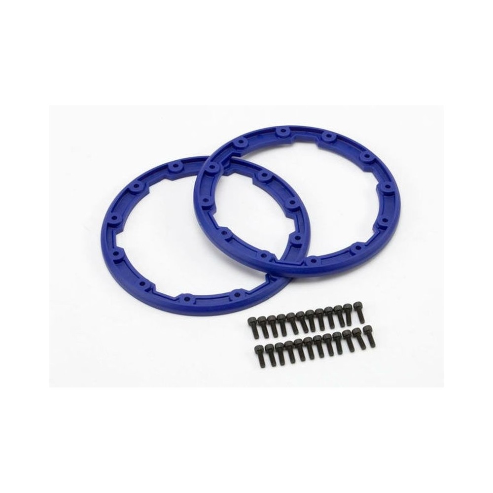 Traxxas Sidewall protector beadlock-style (blue) (2) TRX5666 Traxxas Sidewall protector beadlock-style (blue) (2) TRX5666