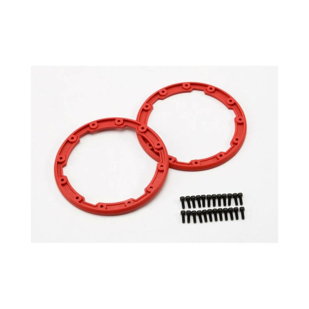 Protector lateral neumático anillo beadlock rojo Traxxas TRX5667
