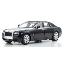 Kyosho 1:18 Rolls-Royce Ghost 2011 Black Silver KS08802BKS2