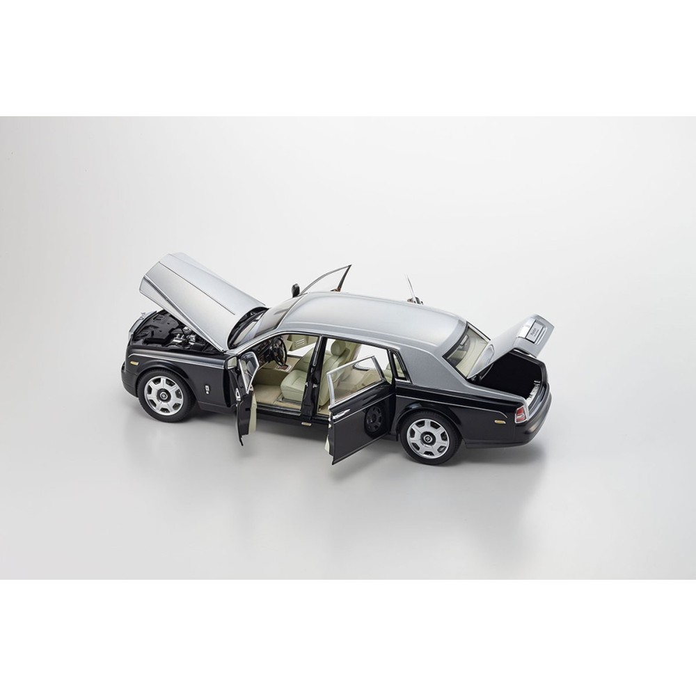 Kyosho 1:18 Rolls-Royce Phantom EWB 2012 Black Silver KS08841BKS Kyosho 1:18 Rolls-Royce Phantom EWB 2012 Black Silver KS08841BKS