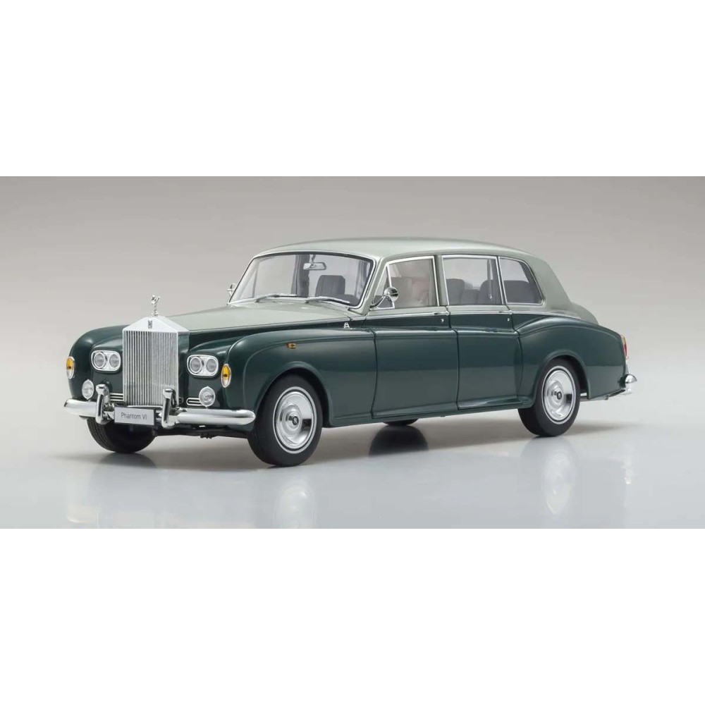 Kyosho 1:18 Rolls-Royce Phantom VI EWB 1968 Green-Silver KS08905GRS Kyosho 1:18 Rolls-Royce Phantom VI EWB 1968 Green-Silver KS08905GRS