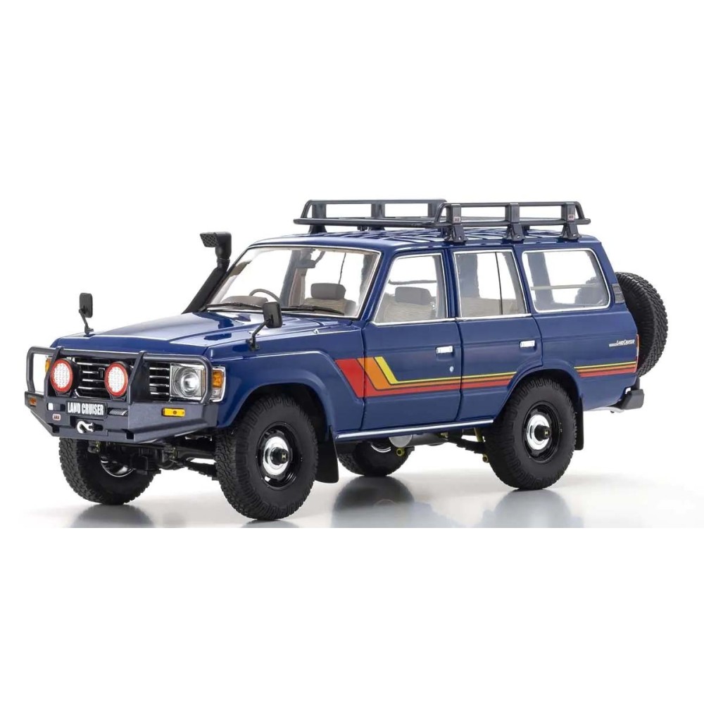 Kyosho 1:18 Toyota Land Cruiser 60 1980 Azul KS08956XBL Kyosho 1:18 Toyota Land Cruiser 60 1980 Azul KS08956XBL