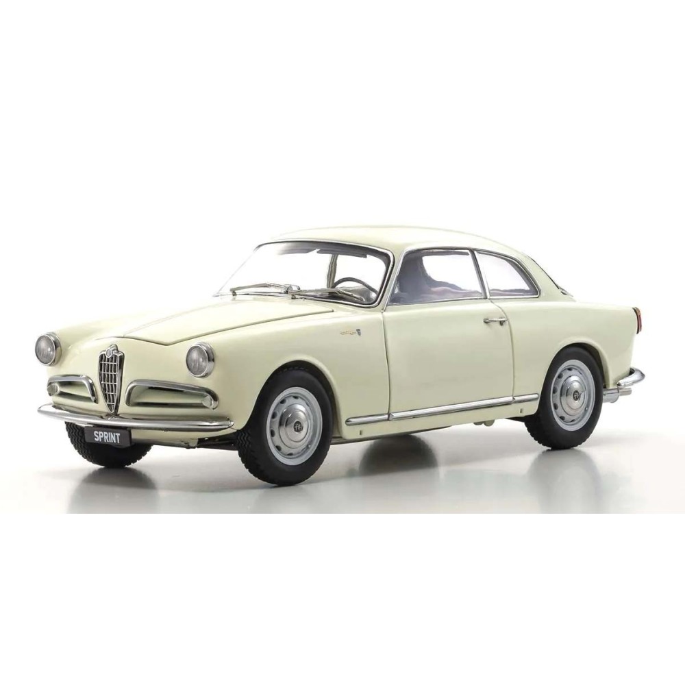 Kyosho 1:18 Alfa Romeo Giuletta Sprint Coupe 1954 White KS08957W Kyosho 1:18 Alfa Romeo Giuletta Sprint Coupe 1954 White KS08957W