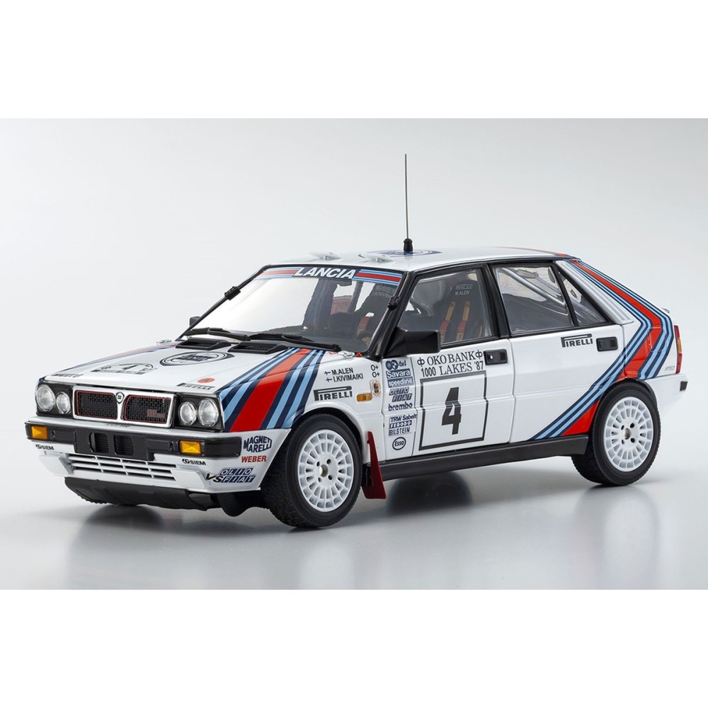 Kyosho 1:18 Lancia Delta HF 4WD 1000 Lakes 1987 Team Lancia Nr.4 KS08960B Kyosho 1:18 Lancia Delta HF 4WD 1000 Lakes 1987 Team Lancia Nr.4 KS08960B