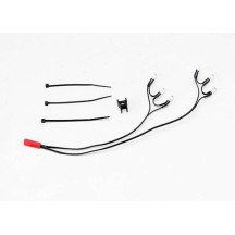 Arnés LED trasero 6 luces rojas summit con clip cables Traxxas TRX5688